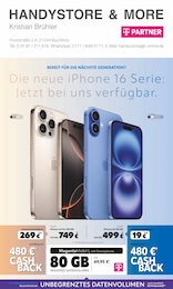 handystore & more Prospekt: "BEREIT FÜR DIE NÄCHSTE GENERATION? Die neue iPhone 16 Serie: Jetzt bei uns verfügbar.", 8 Seiten, 01.10.2024 - 31.10.2024