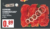 Marktkauf Bielefeld - Schweine-Schinkensteaks Angebot im Prospekt Schweine-Schinkensteaks bei Marktkauf im Bielefeld Prospekt für 0,89 €