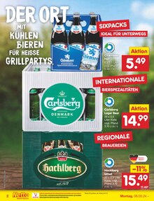 Bier im Netto Marken-Discount Prospekt "Aktuelle Angebote" mit 55 Seiten (Germering)