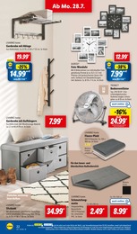 Wanduhr Angebot im aktuellen Lidl Prospekt auf Seite 28