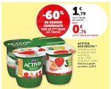 Activia aux fruits - Activia dans le catalogue Super U