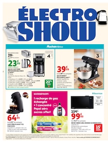Catalogue Auchan Hypermarché à Fontaine cette semaine, valable du 01/09/2026 au 13/09/2026 Prospectus Auchan Hypermarché à Fontaine, "ÉLECTROSHOW", 4 pages de promos valables du 01/09/2026 au 13/09/2026