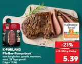 Aktuelle Rumpsteak Angebote bei Kaufland in Krefeld Aktuelles Pfeffer-Rumpsteak Angebot bei Kaufland in Krefeld ab 5,39 €