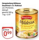Mildessa im Angebot bei GLOBUS in Saarlouis Mildessa Angebote von Hengstenberg bei GLOBUS Saarlouis für 0,99 €