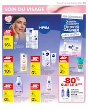 Promos Démaquillant dans le catalogue "TOUTES EN BEAUTÉ" de Carrefour à la page 7