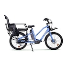 Vélo longtail électrique Portofino CargoPro Bleu en promo chez Feu Vert Montélimar à 1 799,00 €