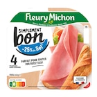 Jambon Simplement Bon - FLEURY MICHON - Carrefour Jambon Simplement Bon - FLEURY MICHON à 2,75 € dans le catalogue Carrefour