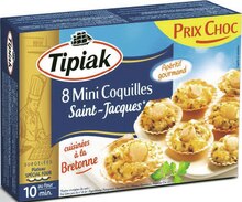 Mini Coquilles Saint-Jacques surgelées - Géant Casino à Montpellier Mini Coquilles Saint-Jacques surgelées en promo chez Géant Casino Montpellier à 3,45 €