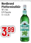 Likör im Trinkgut Prospekt Pfefferminzlikör von Nordbrand im aktuellen Trinkgut Prospekt für 3,99 €