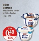 Milchreis von Müller im aktuellen V-Markt Prospekt für 0,49 €