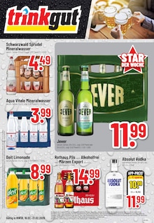 Trinkgut Prospekt Aktuelle Angebote mit  Seiten in Ettlingen und Umgebung