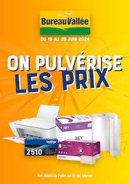 Prospectus Bureau Vallée à Orvault "ON PULVÉRISE LES PRIX", 1 page, 19/06/2024 - 29/06/2024