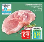 Marktkauf Hof - Schweineschulterstücke Angebot im Prospekt Schweineschulterstücke bei Marktkauf im Hof Prospekt für 0,39 €