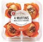 Promo 4 muffins cœur choco-noisette à 3,95 € dans le catalogue Intermarché à La Roche-Chalais