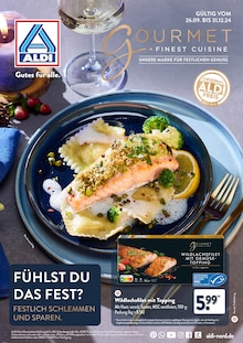 Lachs Angebot im aktuellen ALDI Nord Prospekt auf Seite 1