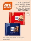 20 % Rabatt von Ritter Sport im aktuellen Müller Prospekt für 