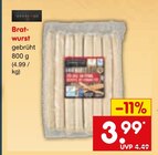 Bratwurst im Netto Marken-Discount Prospekt Bratwurst im aktuellen Netto Marken-Discount Prospekt für 3,99 €