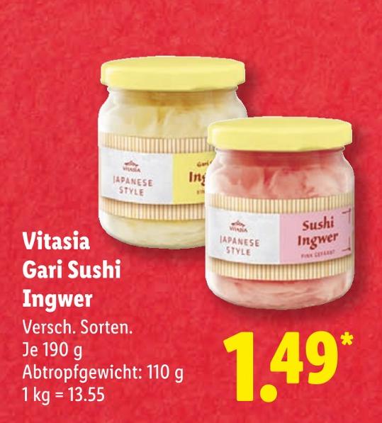 Gari Sushi Ingwer