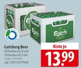 Carlsberg Beer bei famila Nordost im Bergen Prospekt für 13,99 €