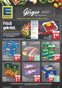 EDEKA Dörzbach Prospekt der aktuellen Woche, gültig von 13.10.2025 bis 18.10.2025 Aktueller EDEKA Dörzbach Prospekt "Wir lieben Lebensmittel!" mit 28 Seiten
