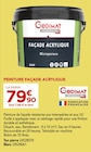 Façade Acrylique Microporeux Blanc - Gedimat en promo chez Gedimat Façade Acrylique Microporeux Blanc - Gedimat dans le catalogue Gedimat