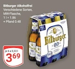 Alkoholfrei Angebote von Bitburger bei GLOBUS Erfurt für 3,69 €