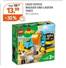 DUPLO BAGGER UND LASTER von LEGO im aktuellen Müller Prospekt für 13,99 €