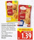 Unsere Goldstücke von Coppenrath & Wiese für 1,39 € bei E center im Angebot Unsere Goldstücke von Coppenrath & Wiese im aktuellen E center Prospekt