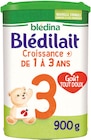 Blédilait Croissance + de 1 à 3 ans - BLÉDINA dans le catalogue Intermarché Hyper