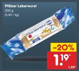 Pfälzer Leberwurst im Angebot bei Netto Marken-Discount in Cottbus Pfälzer Leberwurst Angebote bei Netto Marken-Discount Cottbus für 1,19 €
