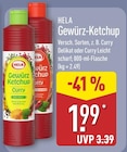 Gewürz-Ketchup Curry Delikat von Hela im aktuellen ALDI Nord Prospekt für 1,99 €