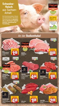 Schweinefleisch im aktuellen REWE Prospekt (Leipzig) Schweinefleisch im REWE Prospekt "Dein Markt" mit 31 Seiten (Leipzig)