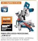 Paneelsäge BOSCH PROFESSIONAL "GCM 80 SJ" Angebote von Bosch bei OBI Moers für 199,99 €