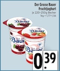 Der Grosse Bauer Fruchtjoghurt von Bauer im aktuellen EDEKA Prospekt für 0,39 €