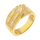 Promo Bague en plaqué or doré à l'or fin et oxydes de zirconium alternés à 96,00 € dans le catalogue E.Leclerc à Saint-Pierre-du-Mont