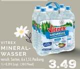 Mineralwasser Angebote von Vitrex bei E center Dinslaken für 3,49 €