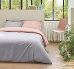 Housse de couette bicolore - Super U à Montélimar Housse de couette bicolore en promo chez Super U Montélimar à 17,43 €