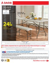 Table Pliante Angebote im Prospekt "NETTOYAGE, RANGEMENT, BRICOLAGE !" von Carrefour Market Table Pliante Angebote im Prospekt "NETTOYAGE, RANGEMENT, BRICOLAGE !" von Carrefour Market auf Seite 8