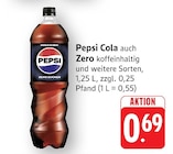 Pepsi Cola Zero im Angebot bei E center in Bad Kreuznach Pepsi Cola Zero Angebote von Pepsi bei E center Bad Kreuznach für 0,69 €