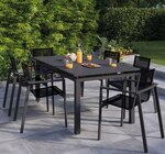 Castorama Fleury-sur-Orne - Promo Table de jardin extensible Galini aluminium coloris gris anthracite L. 180/242 x l. 100 x H. 76 cm GoodHome Promo Table de jardin extensible Galini aluminium coloris gris anthracite L. 180/242 x l. 100 x H. 76 cm GoodHome à 379,90 € dans le catalogue Castorama à Fleury-sur-Orne