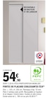 Portes de placard coulissantes éco - PEFC en promo chez E.Leclerc Portes de placard coulissantes éco - PEFC dans le catalogue E.Leclerc