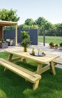 Promo Table de jardin "pique-nique" avec bancs rabattables à 270,00 € dans le catalogue Tout Faire à Orléans