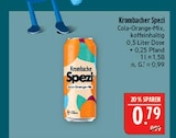 Spezi Cola-Orange-Mix von Krombacher für 0,79 € bei Marktkauf im Angebot Spezi Cola-Orange-Mix von Krombacher im aktuellen Marktkauf Prospekt