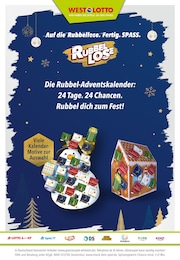 Westlotto Prospekt für Wuppertal: "Die Rubbel-Adventskalender", 4 Seiten, 11.11.2024 - 30.11.2024