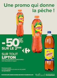 Prix et réduction Lipton dans le prospectus Carrefour Proximité en cours Offre Lipton dans le catalogue Carrefour Proximité du moment à la page 13