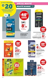 Prix et réduction Rasoir Femme dans le prospectus Super U en cours Offre Rasoir Femme dans le catalogue Super U du moment à la page 16