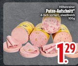 Aktuelles Puten-Aufschnitt Angebot bei EDEKA in Augsburg ab 1,29 €