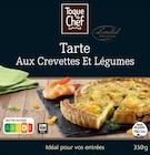 Tarte aux crevettes et légumes - TOQUE DU CHEF en promo chez Lidl Bordeaux à 2,59 €