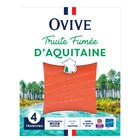 Truite fumée d'Aquitaine - OVIVE - Carrefour à Charenton-le-Pont Truite fumée d'Aquitaine - OVIVE en promo chez Carrefour Charenton-le-Pont à 3,95 €