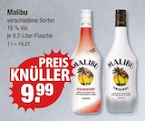 Strawberry von Malibu für 9,99 € bei V-Markt im Angebot Strawberry von Malibu im aktuellen V-Markt Prospekt
